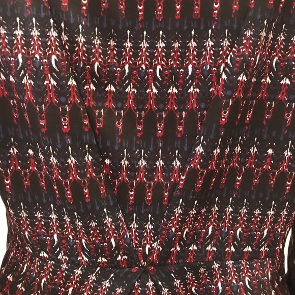 H&M Open Front Print Blazer Jacket Zip Pockets - Picture 10 of 15